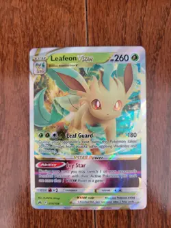 Pokemon Leafeon VSTAR VMAX Holo Card Lot S6a English Japanese - 2 Cards - Image 2