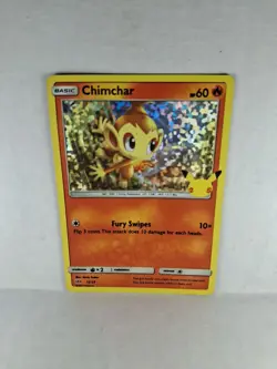 Chimchar 12/25 Promo McDonald's 25th Anniversary Promos HOLO Pokemon Card - Image 1
