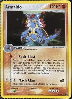 Armaldo 3/108 Power Keepers Holo (See Photos) Pokemon Card - Image 1