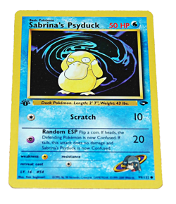 Sabrina's Psyduck 99/132 1st Edition Gym Challenge Common Pokemon Card LP/NM - Image 1