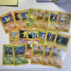 20x Pokemon Cards Mixed Card Lot Base Set 102 (1999) Wizards - Image 1