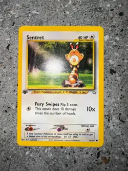 Pokemon TCG Cards 1st Edition Sentret 71/111 Neo Genesis - Image 3