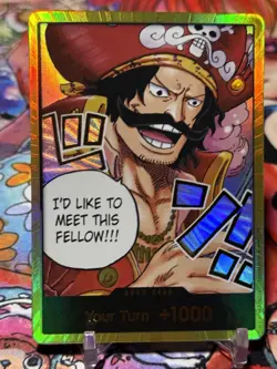 GOL D ROGER GOLD DON!! - One Piece TCG Don Card - Carrying On His Will - Image 1