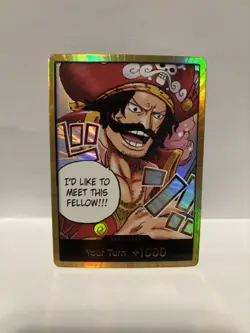 DON!! Card (Gol.D.Roger) (Gold) Carrying On His Will Foil Near Mint! - Image 2