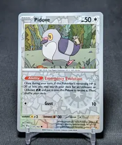 Pidove Common Reverse Holo Colorless Temporal Forces Pokemon TCG Card 133/162 - Image 1