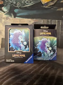 Lorcana Sisu Deck Box And Card Sleeves *BRAND NEW FREE SHIPPING* - Image 1