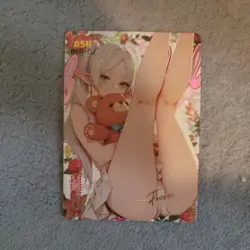 Dream of Desire Card Goddess Story Anime Waifu Holo Frieren teddy - Image 1
