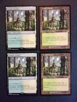 Return to Ravnica: Temple Garden x4 2 Regular & 2 Retro Variants - Image 1