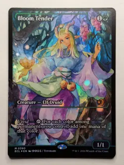 Bloom Tender Foil Lorwyn Eclipsed Showcase Pack Fresh NM MTG BEAUTIFUL! - Image 1