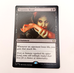Exquisite Blood MTG Rare Magic: The Gathering Lost Caverns of Ixalan Commander - Image 1
