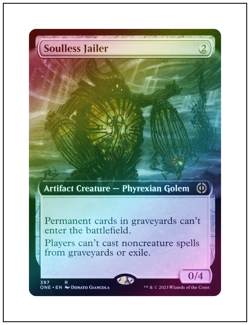 1x Soulless Jailer, Foil Extended Art, Magic, MTG NM - Image 1