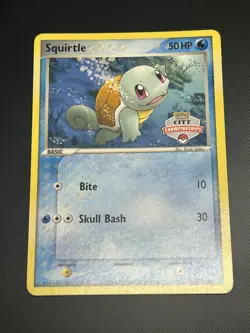 Squirtle 63/100 City Championships Stamp Pokemon Card 2006 - Image 1