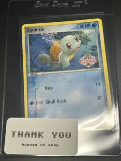 Squirtle 63/100 City Championships Stamp Pokemon Card 2006 - Image 3