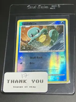 Squirtle 96/127 Reverse Holo Platinum Pokemon Card 2009 - Image 3