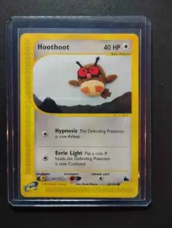 Hoothoot 65/144 Skyridge Non-Holo 2003 WOTC Vintage E-reader Pokemon Card NM - Image 3