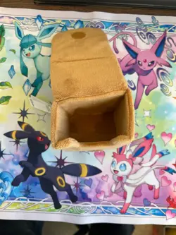 Plush Deck Case Eevee Officially Licensed Pokemon Card Game Scarlet & Violet - Image 2