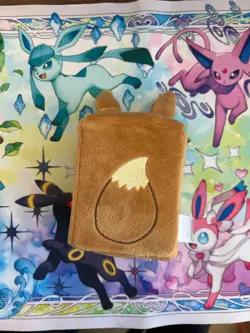 Plush Deck Case Eevee Officially Licensed Pokemon Card Game Scarlet & Violet - Image 3