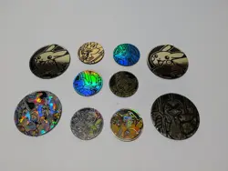 Pokemon TCG Token Coins Mixed Lot of 10 - Image 1