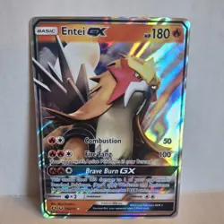 Pokemon TCG Entei GX 10a/73 Wave Holo Promo Legends of Johto GX Collection - Image 1