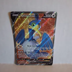 Pokemon Cramorant V 198/202 Base Set Sword & Shield FULL ART - Image 3
