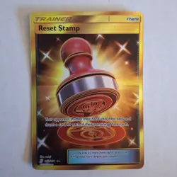 Near mint Reset Stamp - 253/236 - Secret Rare Unified Minds Pokemon - Image 1