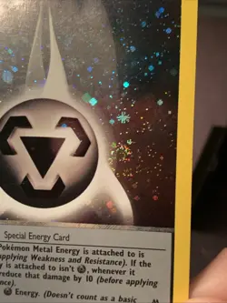 Pokemon TCG Metal Energy 19/111 Neo Genesis Holo Rare 2000 WOTC VTG NM Swirl - Image 2
