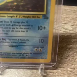 Pokemon TCG Lapras Fossil 10/62 Holo 1999-2000 Wizards Base Set - Image 5