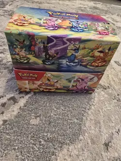 Prismatic Evolutions Empty Mini Tin Complete Set Of 8 - Display, Coins & Picture - Image 3