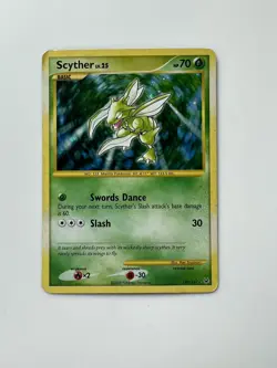 Pokemon TCG Scyther Platinum 130/127 Holo Super Holo Rare - Image 1