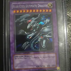 Yugioh Blue-Eyes Ultimate Dragon JMP-EN005 Ultimate Edition S#7399 - Image 1