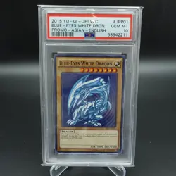 PSA 10 GEM MINT 2015 YUGIOH WORLD CHAMPIONSHIP BLUE EYES WHITE DRAGON JPP01 - Image 1