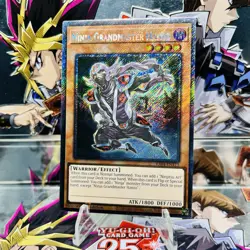 Yugioh Ninja Grandmaster Hanzo RA04-EN173 Platinum Secret Rare 1st Ed Near Mint - Image 1