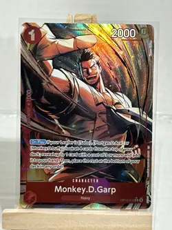 Monkey.D.Garp Alternate Art OP13-016 One Piece Carrying On His Will TCG R* - Image 1