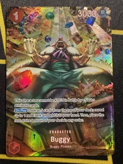 One Piece Buggy (SP) OP03-008 Alternate Art Wings of the Captain- Mint/Near Mint - Image 1