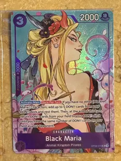 One Piece Promotion Cards #OP08-074 Black Maria (Illustration Box Vol.2) - Image 1