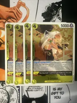 One Piece - S-Snake - English - OP13-114 - R - NM x4 - Image 1