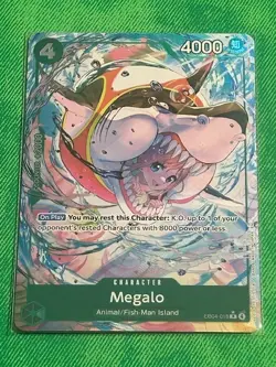 Megalo EB04-018 OP14 Alternate Art Azure Sea's Seven One Piece English In-Hand - Image 1