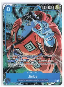 Jinbe (Alt Art) OP14-049 SR ENG The Azure's Sea's Seven One Piece TCG - Image 1