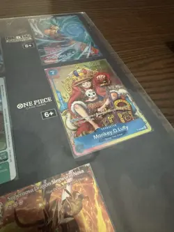 One Piece Eng Promo Cards Monkey.D.Luffy P-043 Foil Bandai Blister Sealed - Image 1