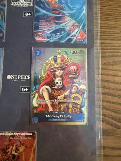 One Piece Eng Promo Cards Monkey.D.Luffy P-043 Foil Bandai Blister Sealed - Image 3