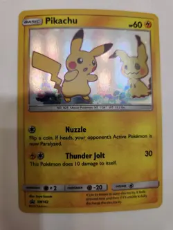 Pokemon Pikachu SM162 Promo Card - Image 1