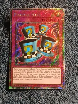 Magical Hats RA03-EN107 Platinum Secret Rare 1st Edition YuGiOh Card - Image 1