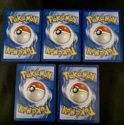 Pokemon Ninetales Vulpix 5 Card Lot WOTC Blaine Brock Base Set Gym Heroes NM/MP - Image 3
