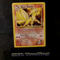 Pokemon Ninetales Vulpix 5 Card Lot WOTC Blaine Brock Base Set Gym Heroes NM/MP - Image 5