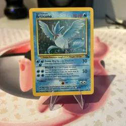 Pokemon TCG Articuno Fossil Holo Unlimited Rare Card 2/62 LP Condition - Image 1