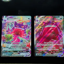 092 - Gengar VMAX & Alternate Art Secret Holo Fusion Strike Pokemon Cards - Image 1
