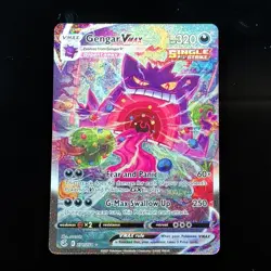 092 - Gengar VMAX & Alternate Art Secret Holo Fusion Strike Pokemon Cards - Image 2