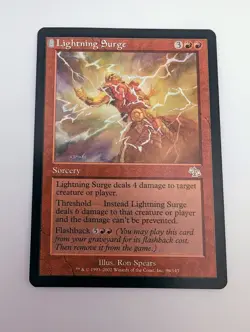 Magic the Gathering LIGHTNING SURGE Judgment MTG - Image 1