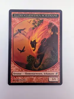 Magic the Gathering ELEMENTAL SHAMAN TOKEN Lorwyn Tokens MTG DE - Image 1