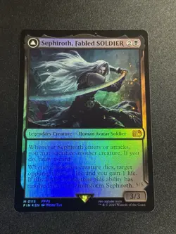 Sephiroth, Fabled SOLDIER Sephiroth, One-Winged Angel NM, FOIL MTG Final Fan - Image 1
